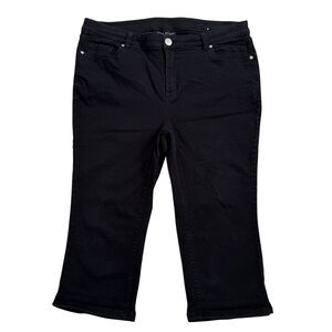 Lane Bryant Women’s Size 16 Black Capri Jeans